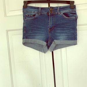 Blue Denim Shorts